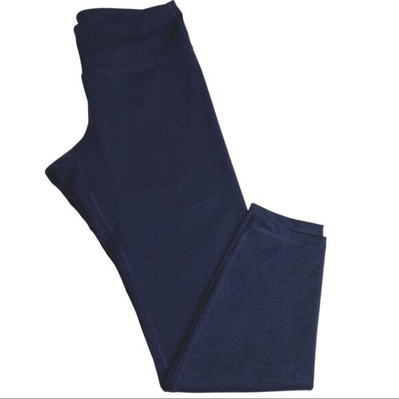 ❌LAST CHANCE Old Navy Dark Blue Elevate Leggings Size M/L - Picture 1 of 10